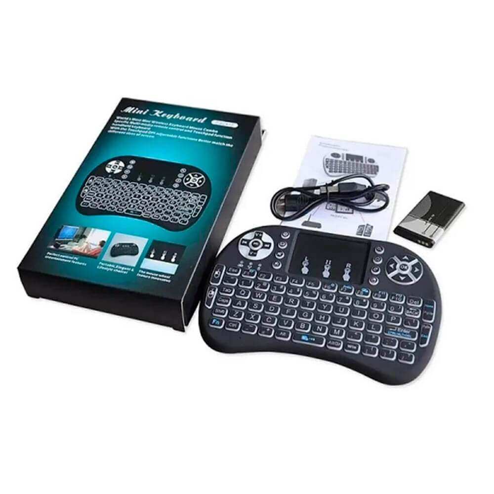 Rechargeable Mini Wireless Keyboard and Touch Pad Mouse Controller