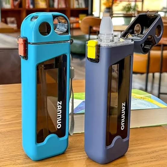 Zannuo Acrylic Classic Turquoise Blue | Pink | Grey  - Water Bottle