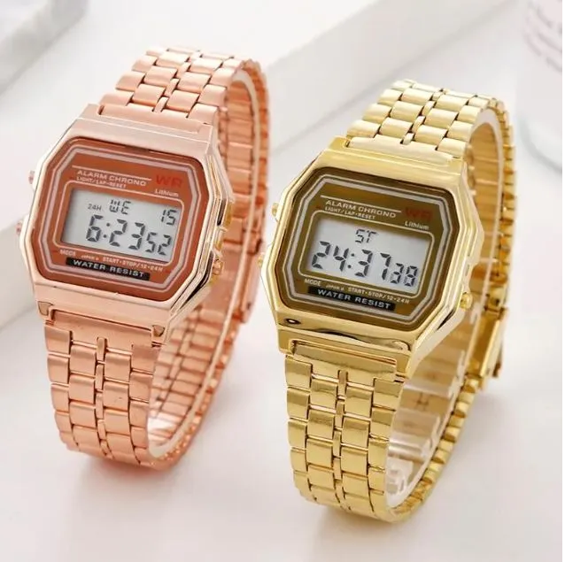 Digital vintage design watch for boys and girls