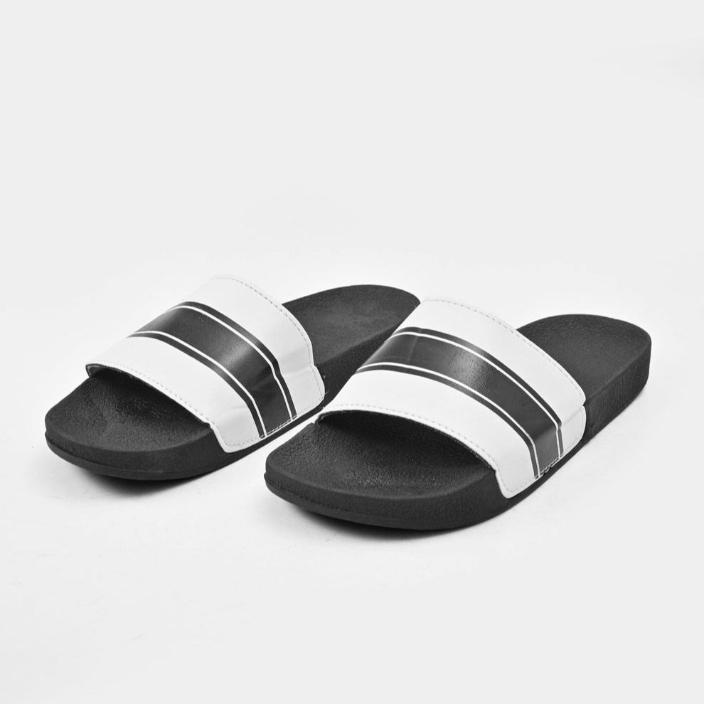 Black Camel Slippers For Men Double Color Slide