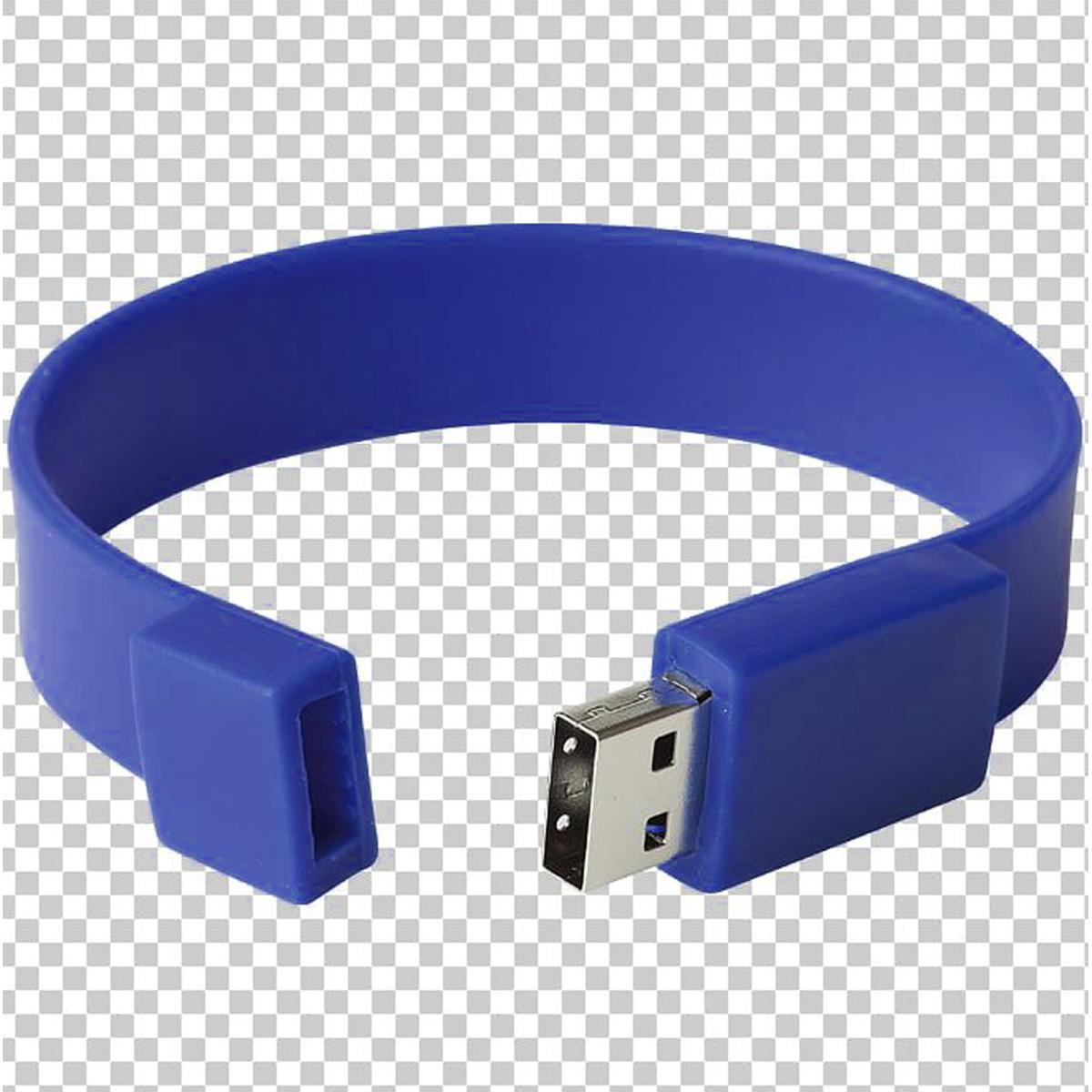 Multi-Color Custom Flash Drive Silicone USB Wristband (8GB)