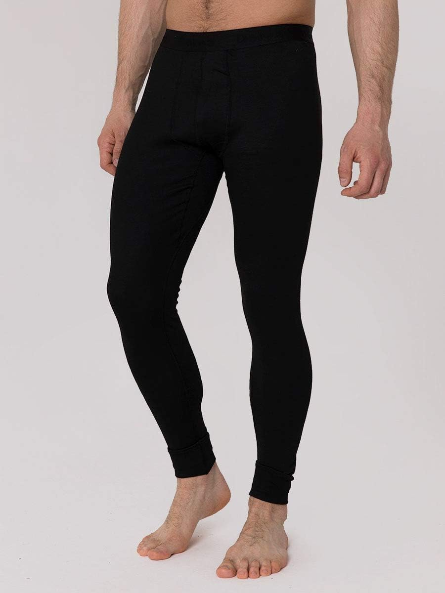 Men's Cotton Underwear Leggie Pants For All Season Thin Tights for Men Lined Long Leggings Layer Base Cotton Innerwear