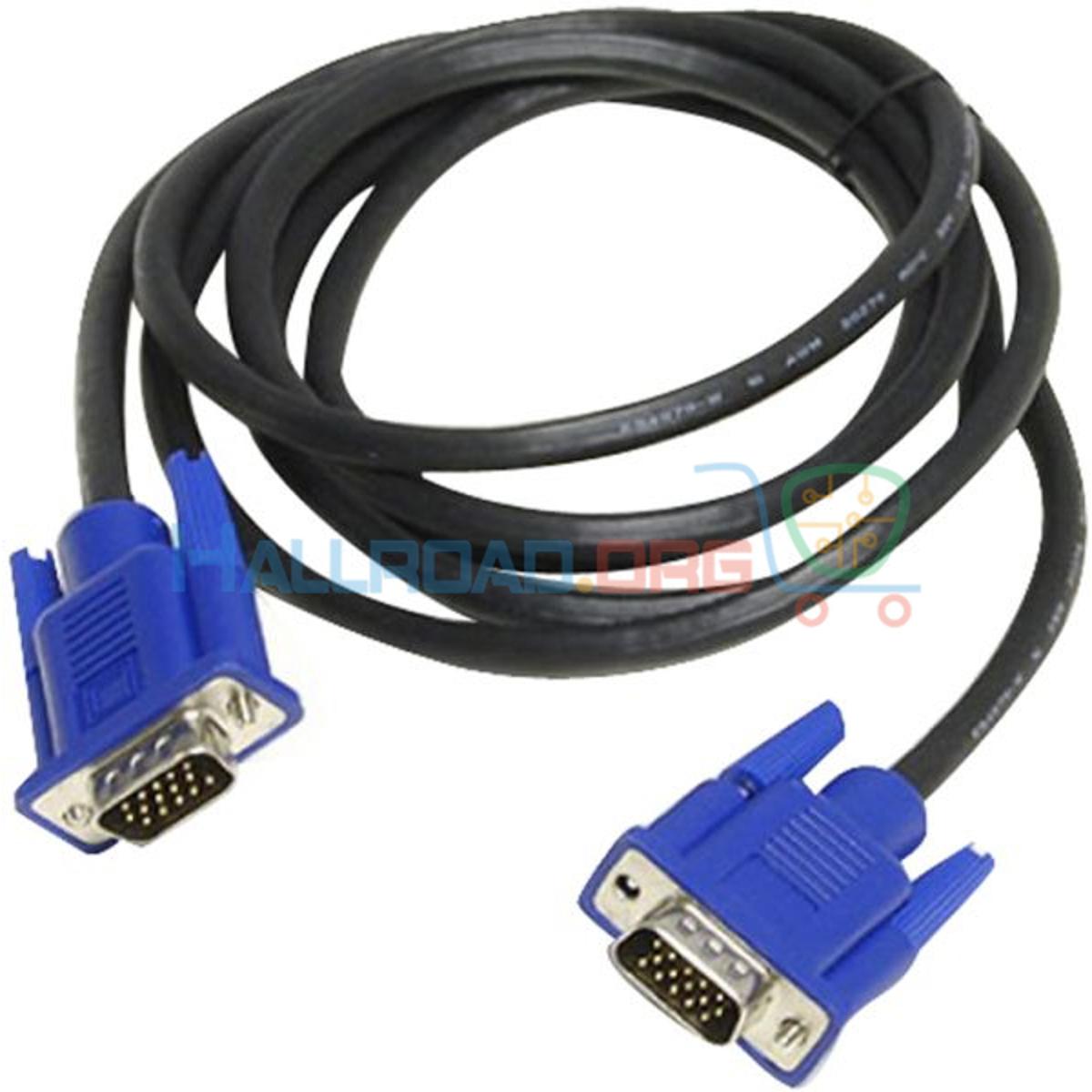 VGA Male to Male Cable for Computer to Monitor/LCD/ LED Display 1.5M