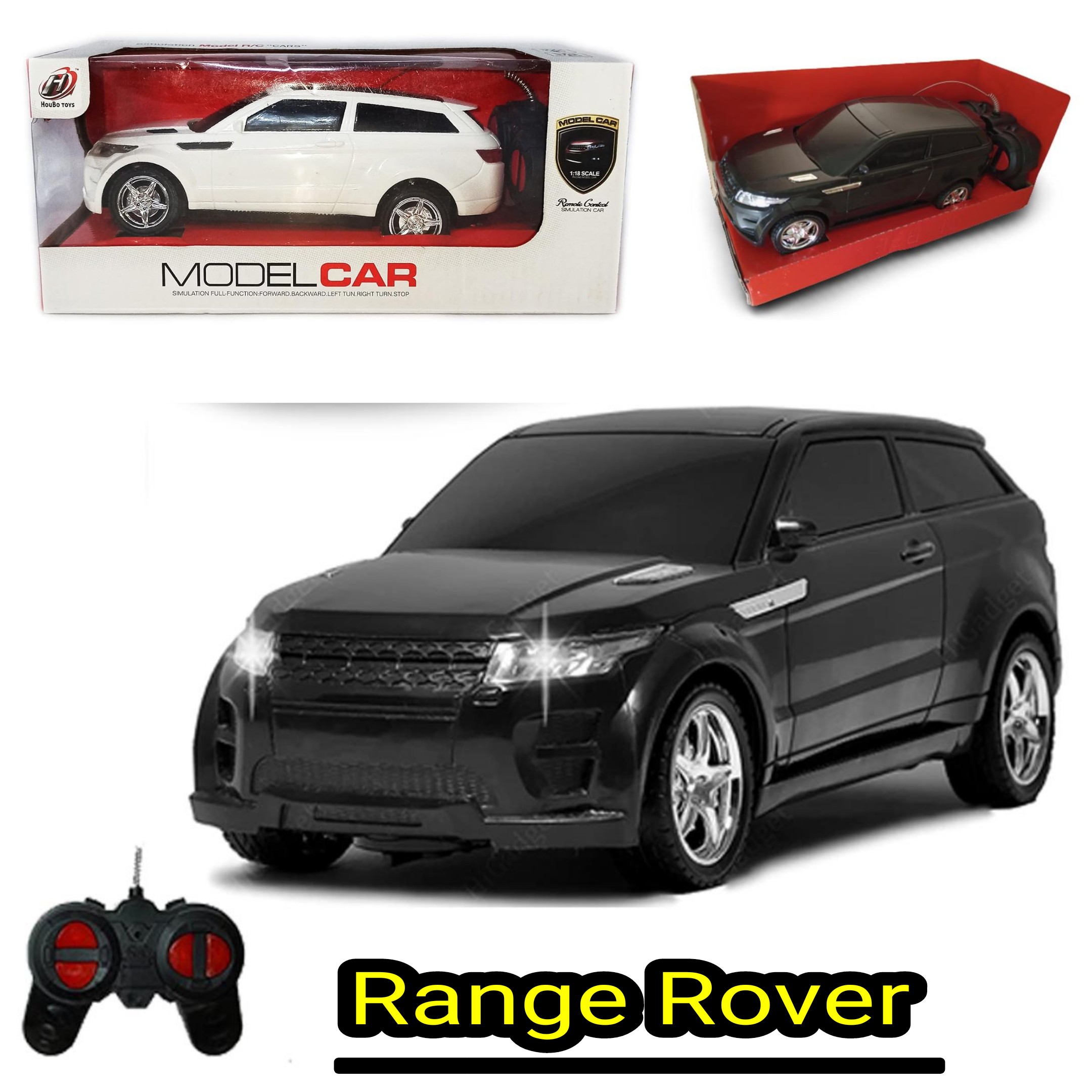 Model Car Range Rover Remote Control Car RC Sport Racing Model With Head Lights Car Toys - Remote Controlled Fast Modern Car Light for Kids - Best Gift For Kids
