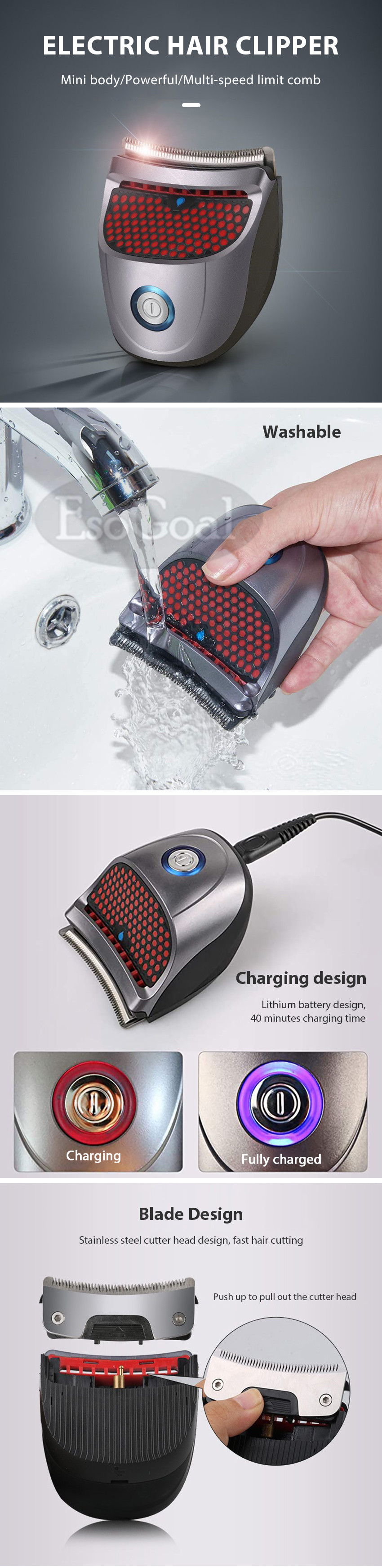 self hair cutting device