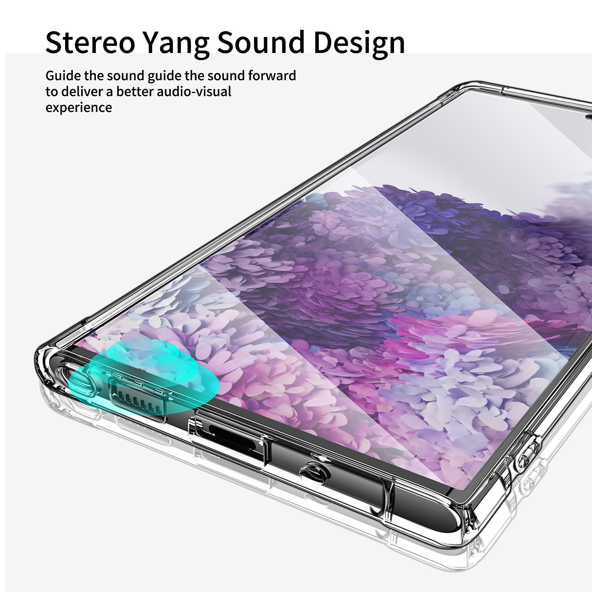 Samsung Galaxy Note 20 Ultra Clear Back Cover Shockproof Soft TPU Case with Camera and Corner Protection