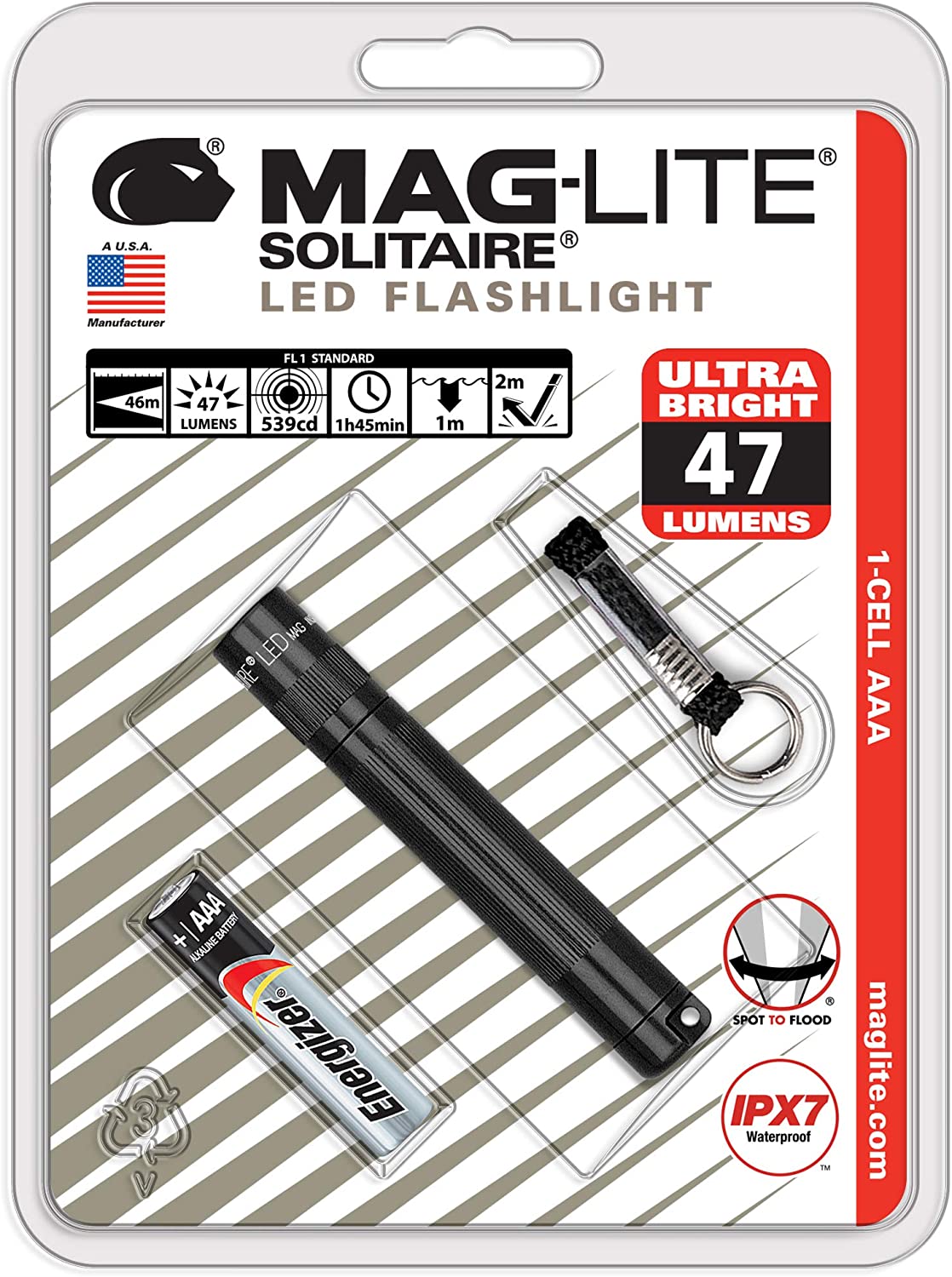 Maglite Solitaire Aaa 1 Cell Led