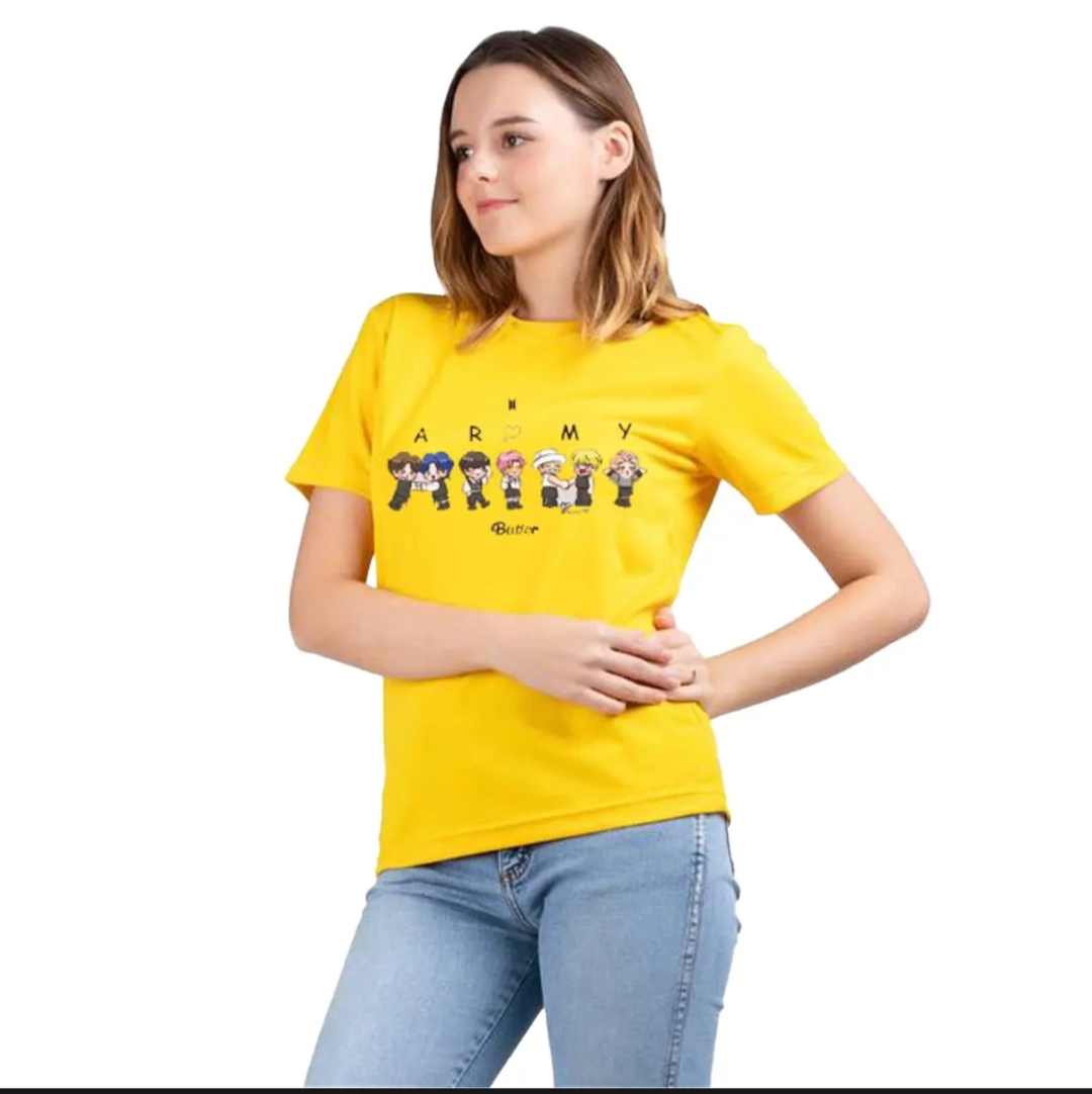 Bts Army Printed T.shirt For Women&Girls Summer Collection