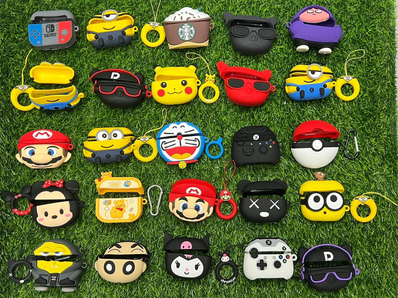 Cute 3D Cartoon Silicone Case Cover for Wireless Earbuds P_ro & P_ro 2 Style price in Pakistan