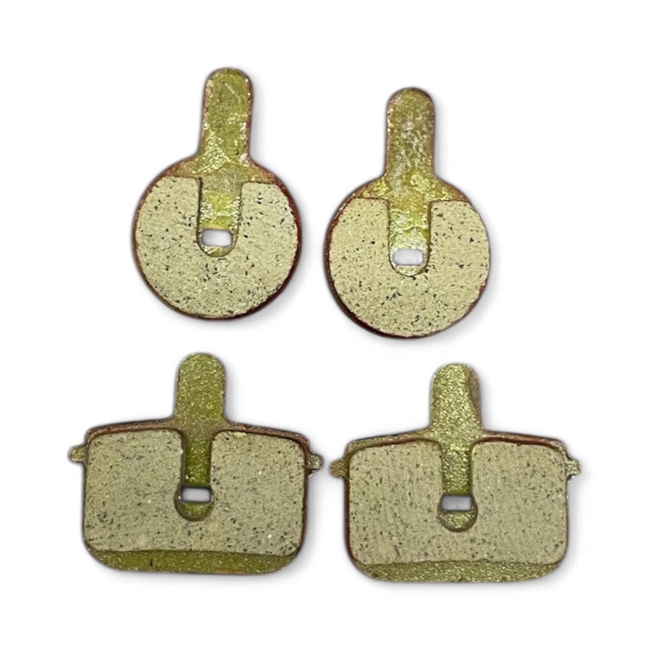 Pair of 1 Mountain Bike Cycling Copper Fiber Metal Disc Brake Pads Bike Accessories Cycle Bicycle Round And Square Brake Shoe Or Brake Pads Cycle