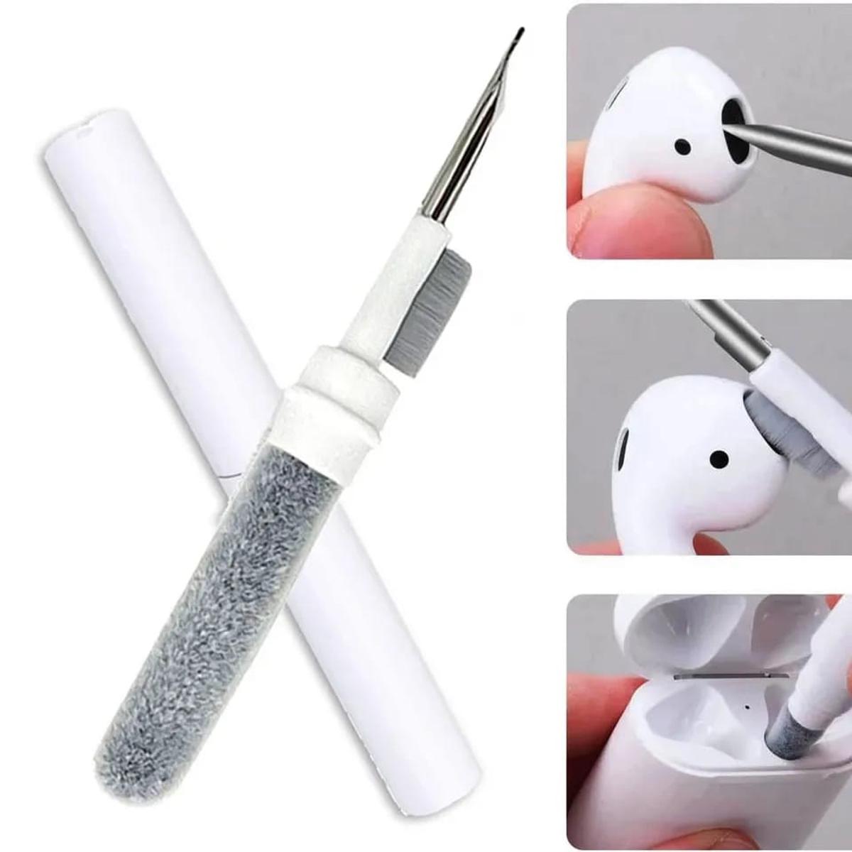 Cleaning Pen for Earbuds and Airpods Multi-Function Cleaner Kit Soft Brush for Bluetooth Earphones Case Cleaning Tools (White) price in Pakistan