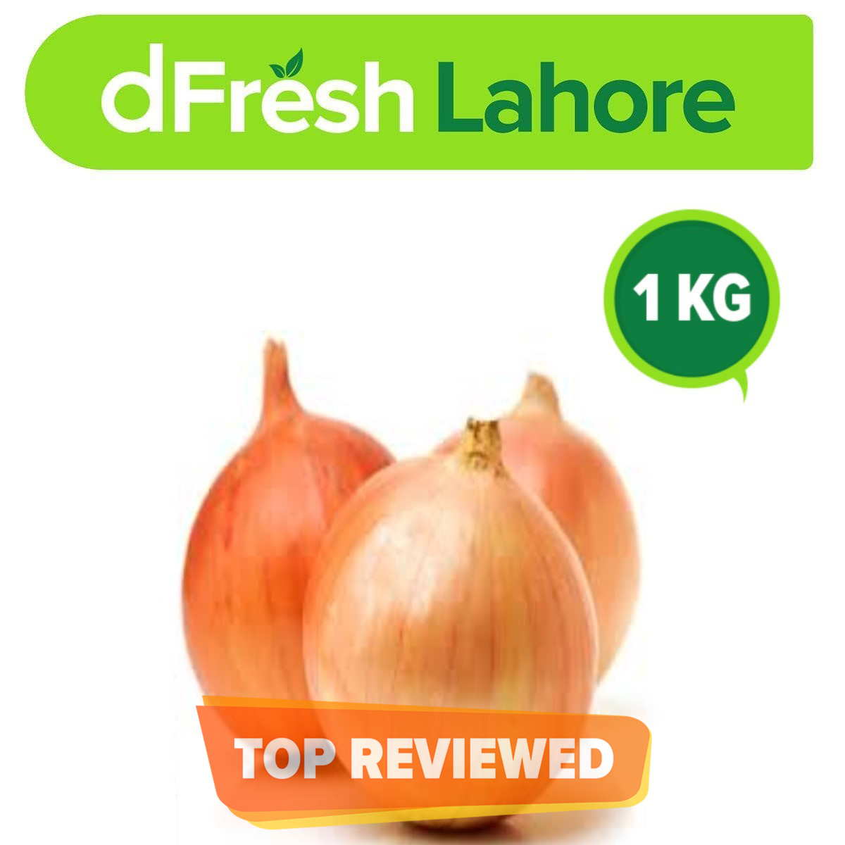 Dfresh: Premium Onions (pyaz) (1 Kg)