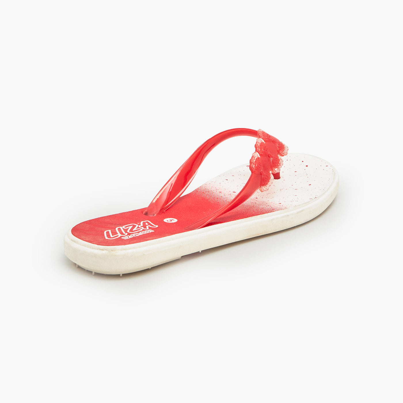 Liza Women Flip Flops Chappal - Red For Women - SS26 - Aug 2026 Arrival
