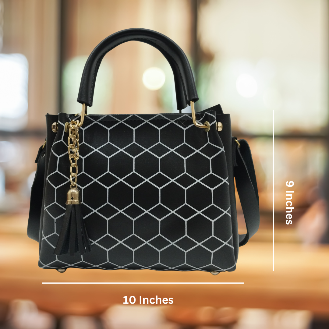 Designer Shoulder Handbag for Girls – Long Belt & Trendy Purse