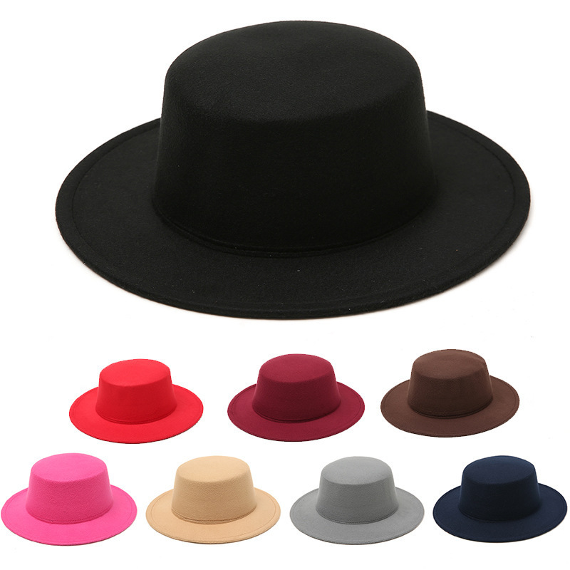 autumn performance woolen warm hat 