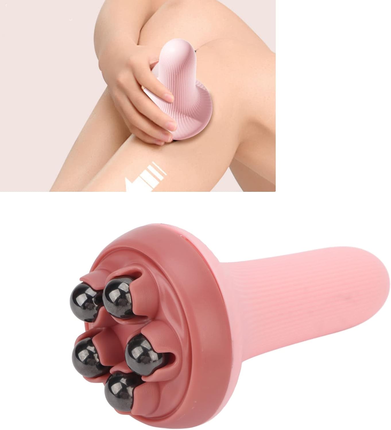 Handheld Massage Roller Ball Tool – 360° Rotating Multi-Point Massage Ball for Back, Neck, Shoulders, Legs & Daily Relaxation