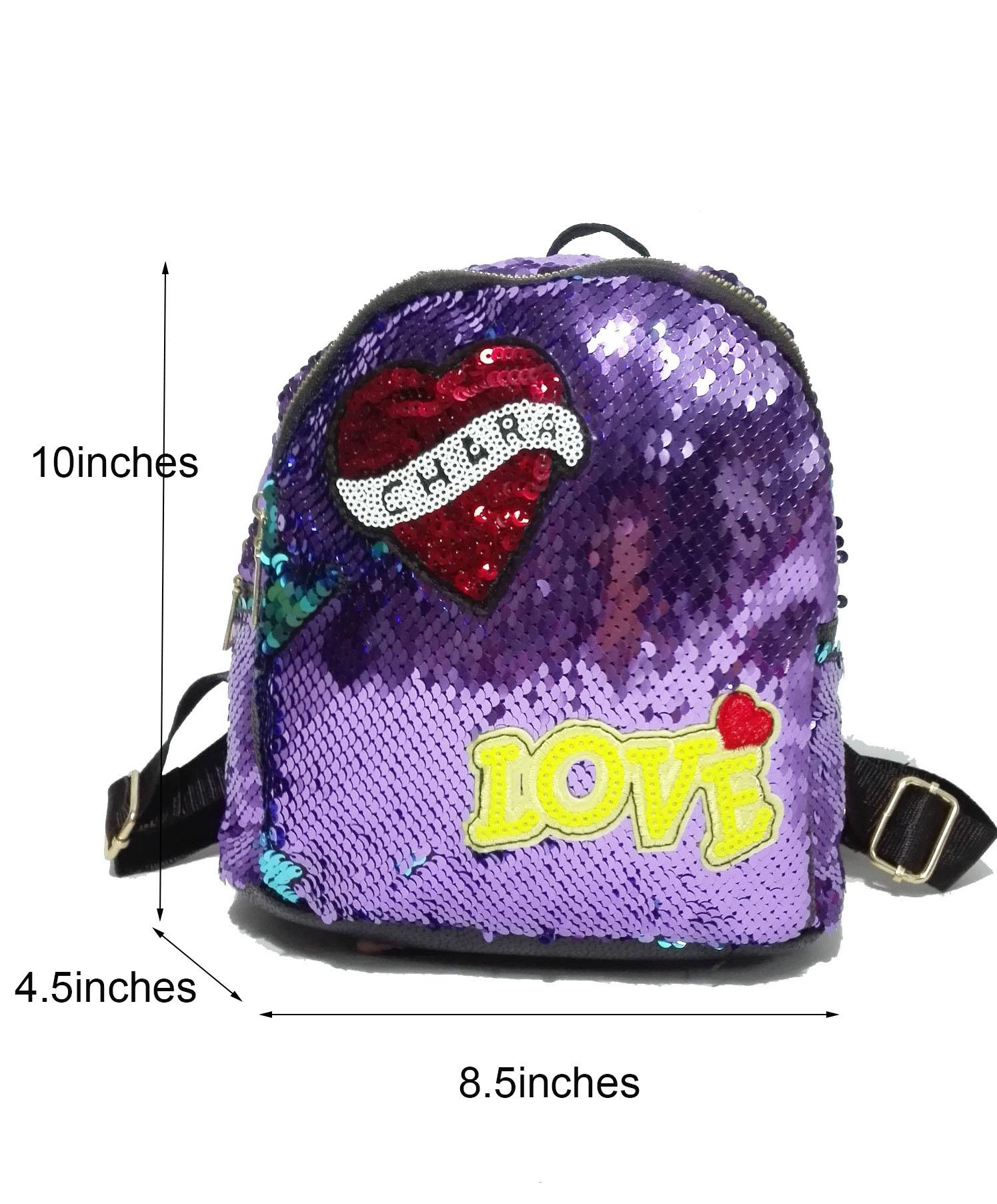 purple mini backpack