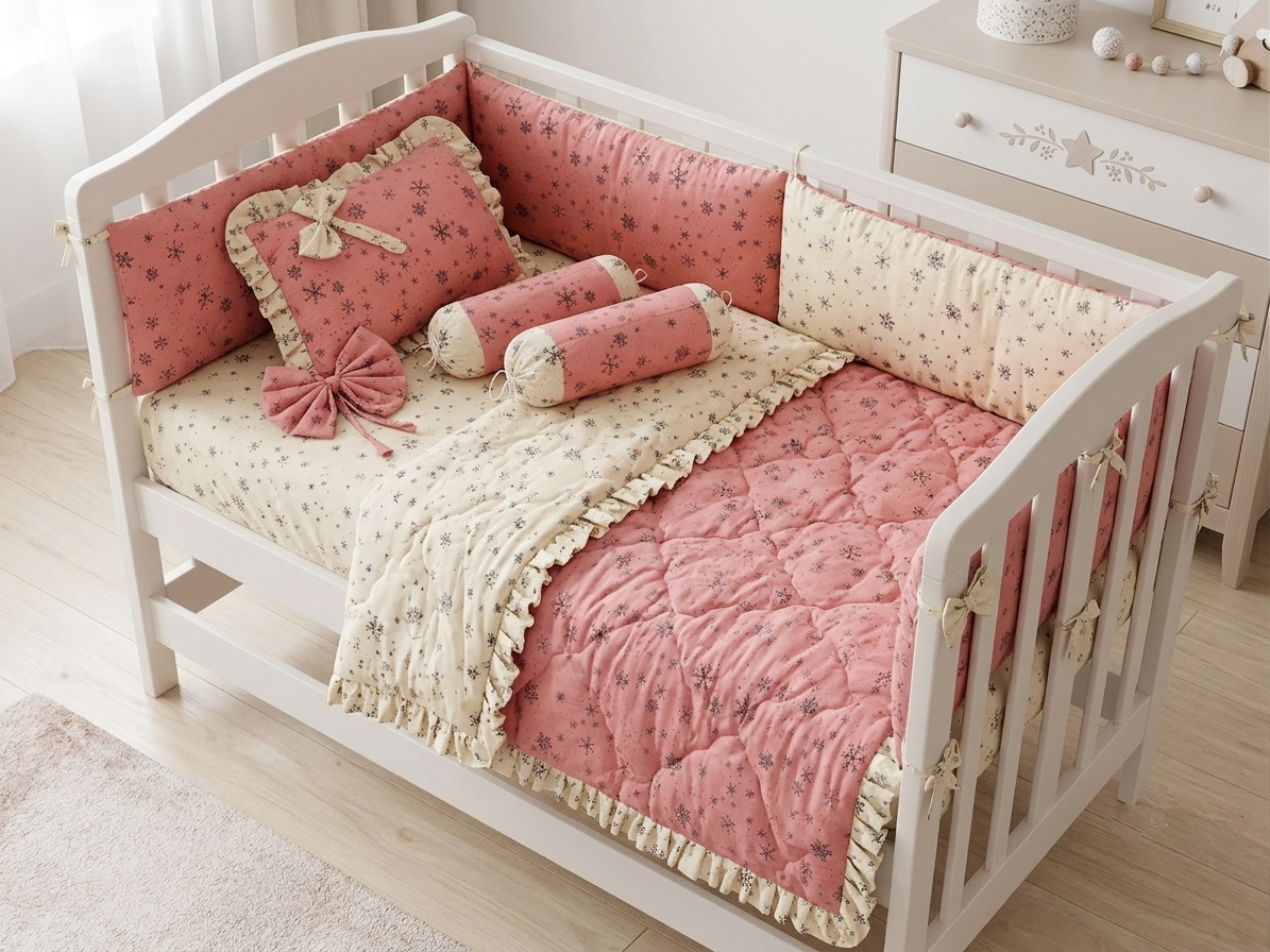 BABY COT SET- CRIB BEDDING FOR NEW BORN