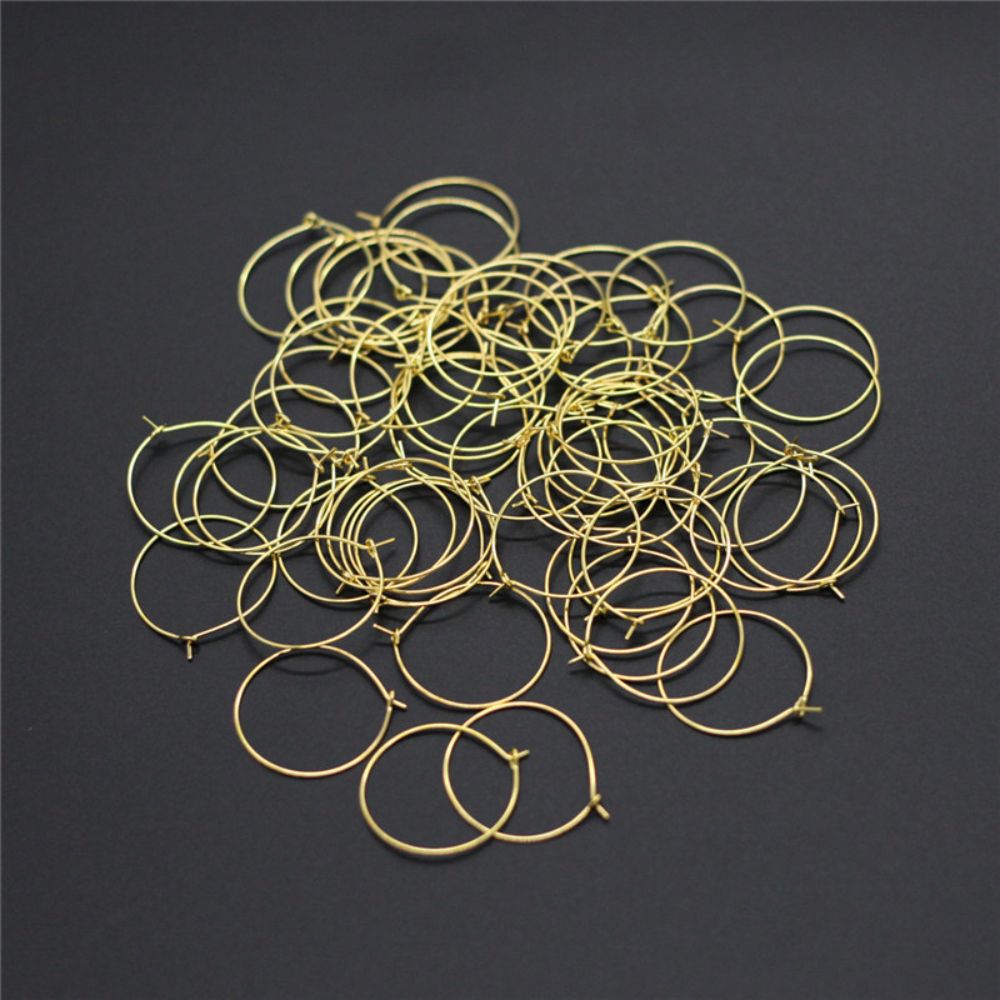 50/100/500 Pcs Golden Earing Hoops Jewellery Making Accessories Ear ring Hoops Bracelet Making Silver Jump Rings Jewellery Components Golden Earings Hoops Wholesale Jewellery Making Material and Accessories buy Online Pakistan as SAMS Arts & Craft