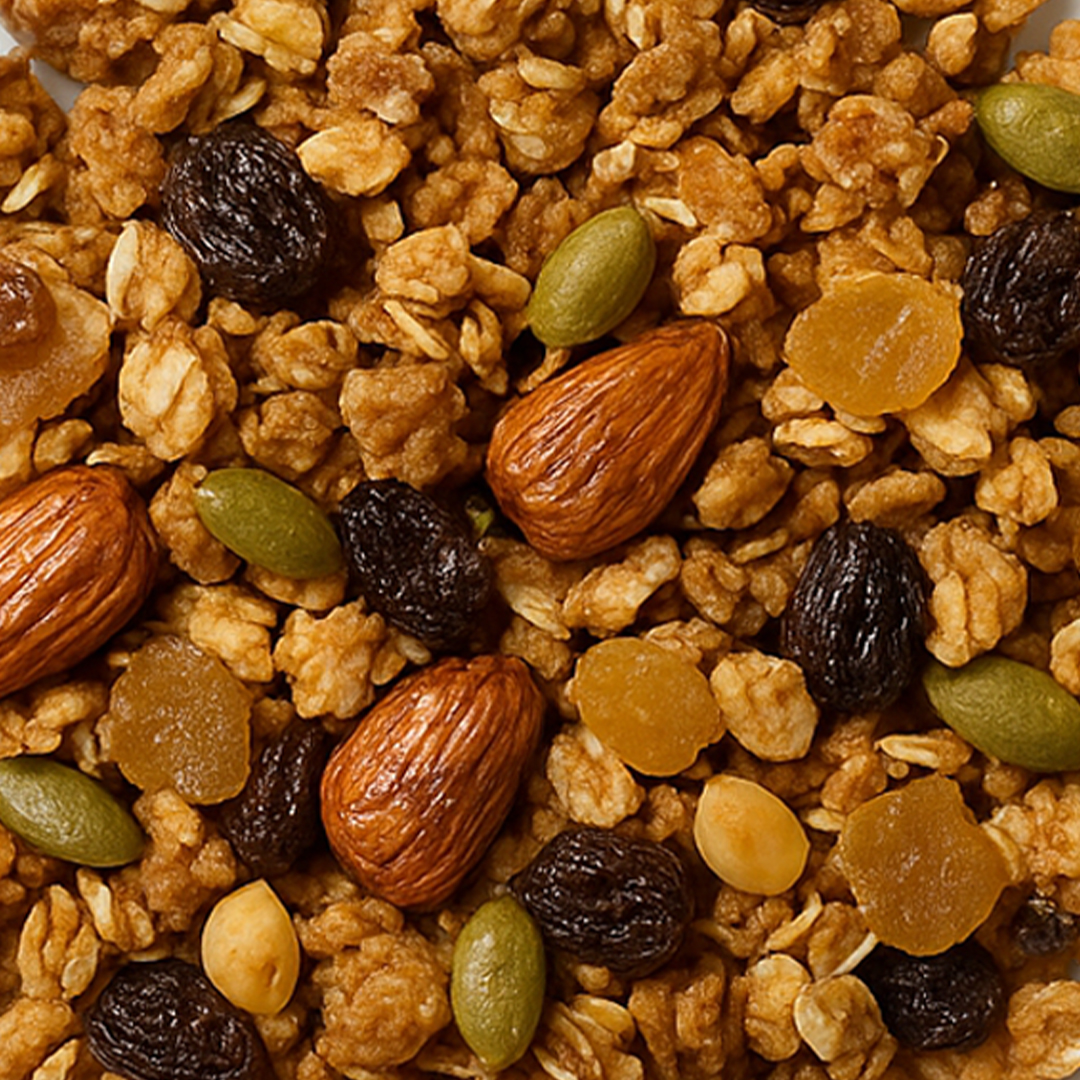 Be Good Crunchy Berry Granola | Nuts Granola Pack | Oats, Almonds, Melon & Chia Seeds, Black Currant, Pumpkin Seeds, Raisins & Apricots | Crunchy High Protein & Fiber Snack