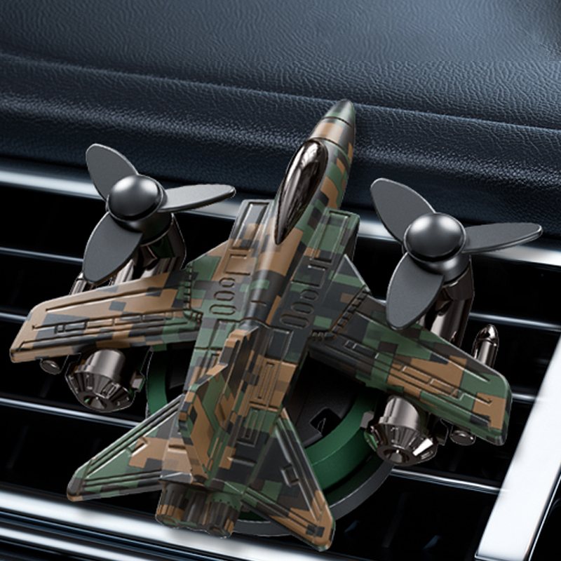 Car Air Freshener - Military Camouflage Fighter Air Jet Propeller ...