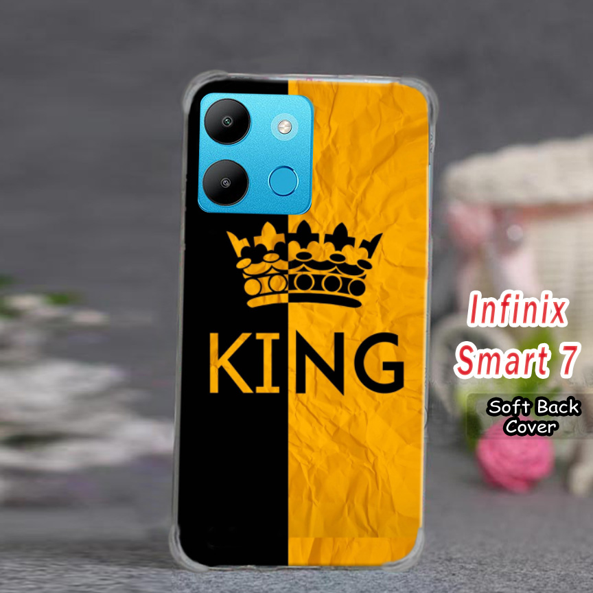 Infinix Smart Pouch Cover King Soft Back Cover Case For