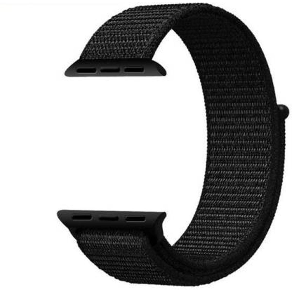 Black Nylon Replacement Strap Watch Band for 42 44 49 Ultra Ultra 2