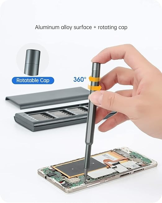 24 in 1 Magnetic Precision Screwdriver Set  Multi-Function Repair Tool Kit for Mobile, Laptop, Watch, Glasses & Electronics  Professional Precision Kit for Repairing  24 in 1 Screwdriver Kit