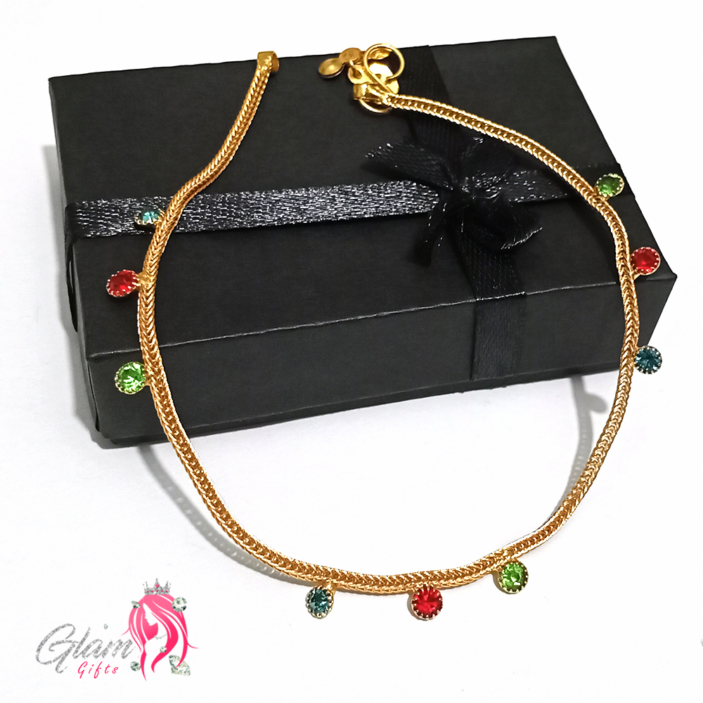 Indian Fashion Anklet Beautiful Pazeeb For Girls And Women-with Free Gift Box