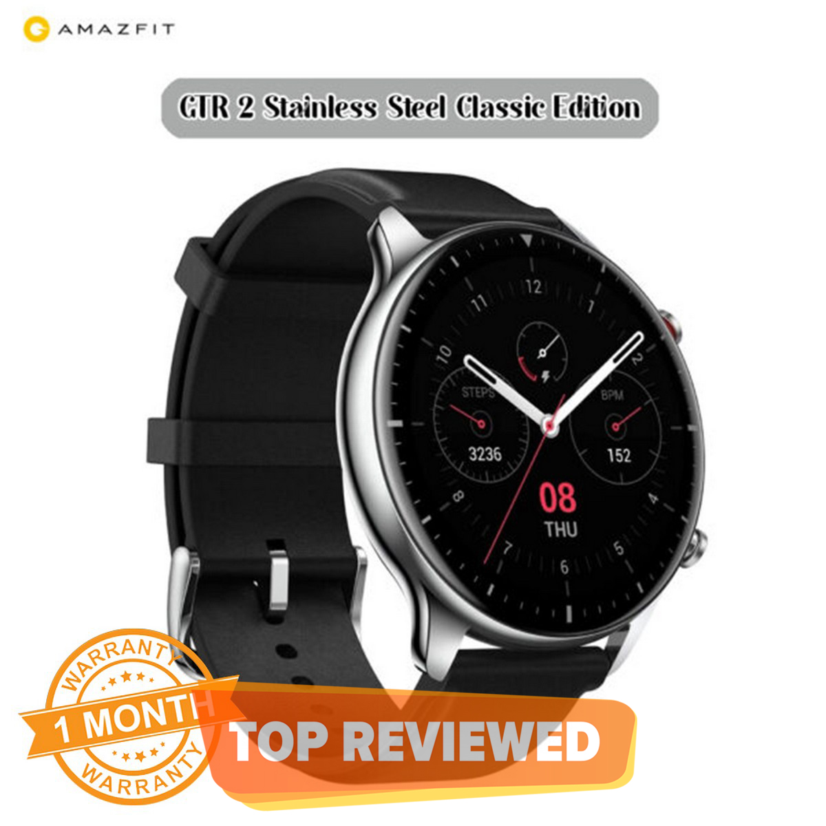 Amazfit GTR 2 Smartwatch Stainless Steel Classic Edition: Buy Online at Best  Prices in Pakistan | Daraz.pk
