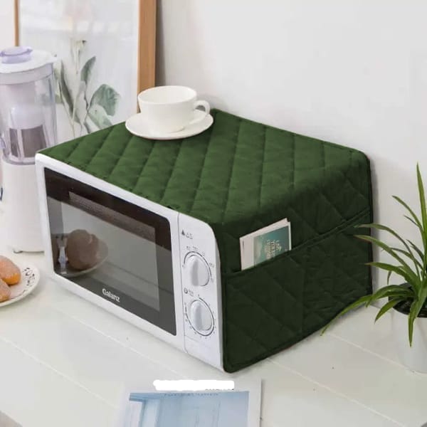 FABIHA CART  Oven Cover Microwave Dust Cover Double Pocket Storage Bag Microwave oven cover FULL SIZE