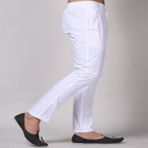 Men's Premium White & Black Cotton Pajama Trousers | Pajama with 2 Side Pockets | Premium Stitched Ultra-Comfortable & Sleepwear | Perfect for Summer, Winter, Daily Wear | Soft & Breathable Nightwear for Men & Boys"