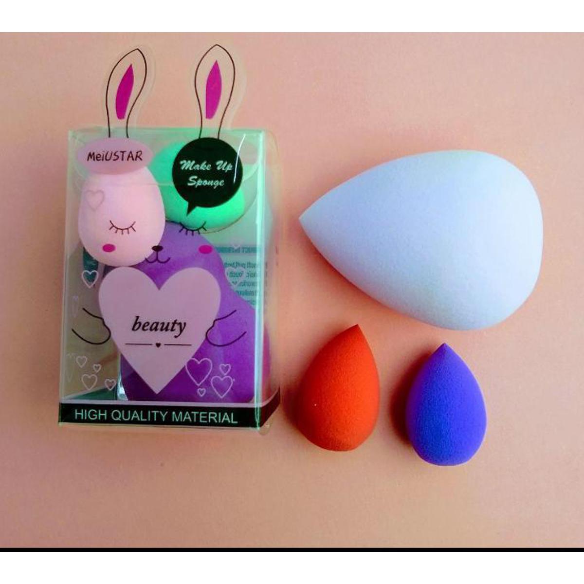 Beauty Blender Pack Of 3 2 Small And 1 Large Make Up Sponge (Premium Quality) price in Pakistan