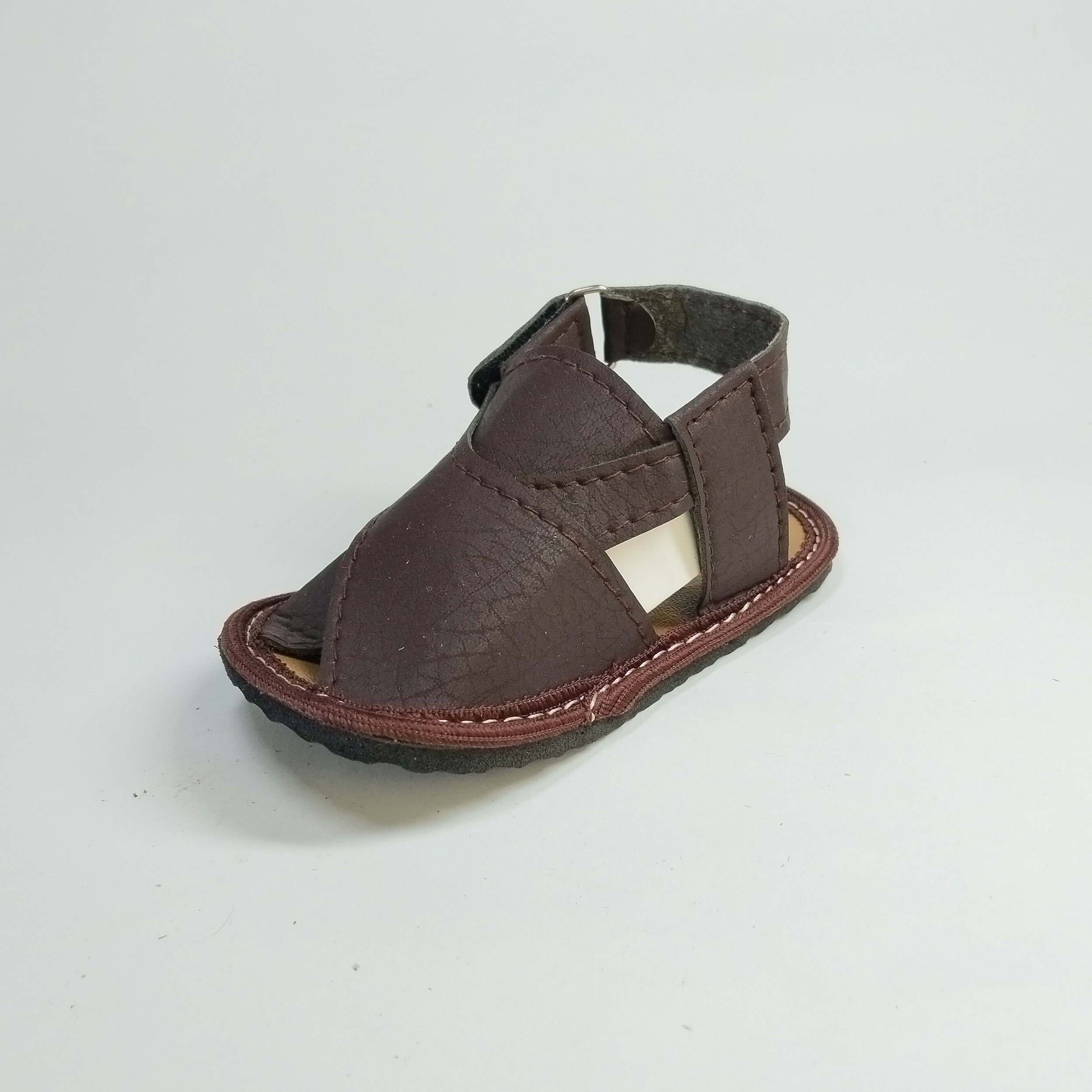 New Elegant Kids Casual Sandals, PU Leather Slip-On Peshawari Style, Sizes 1-4 for 0-12 Months