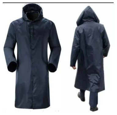 New Fashion Waterproof Raincoat Barsati Men Women Adults Outdoor Long Rain Coat Hooded Coats For Travel Climbing Cycling with Cap & Zip