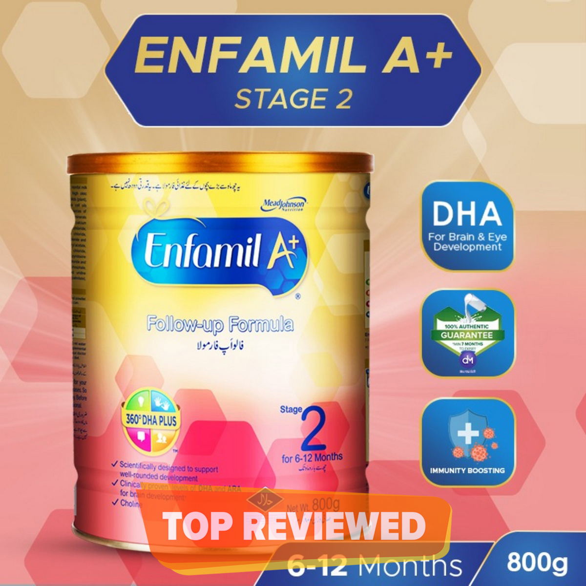 Enfamil A+ Stage 2 Follow Up Formula Baby Milk Powder 6 Months Plus 800 Gm