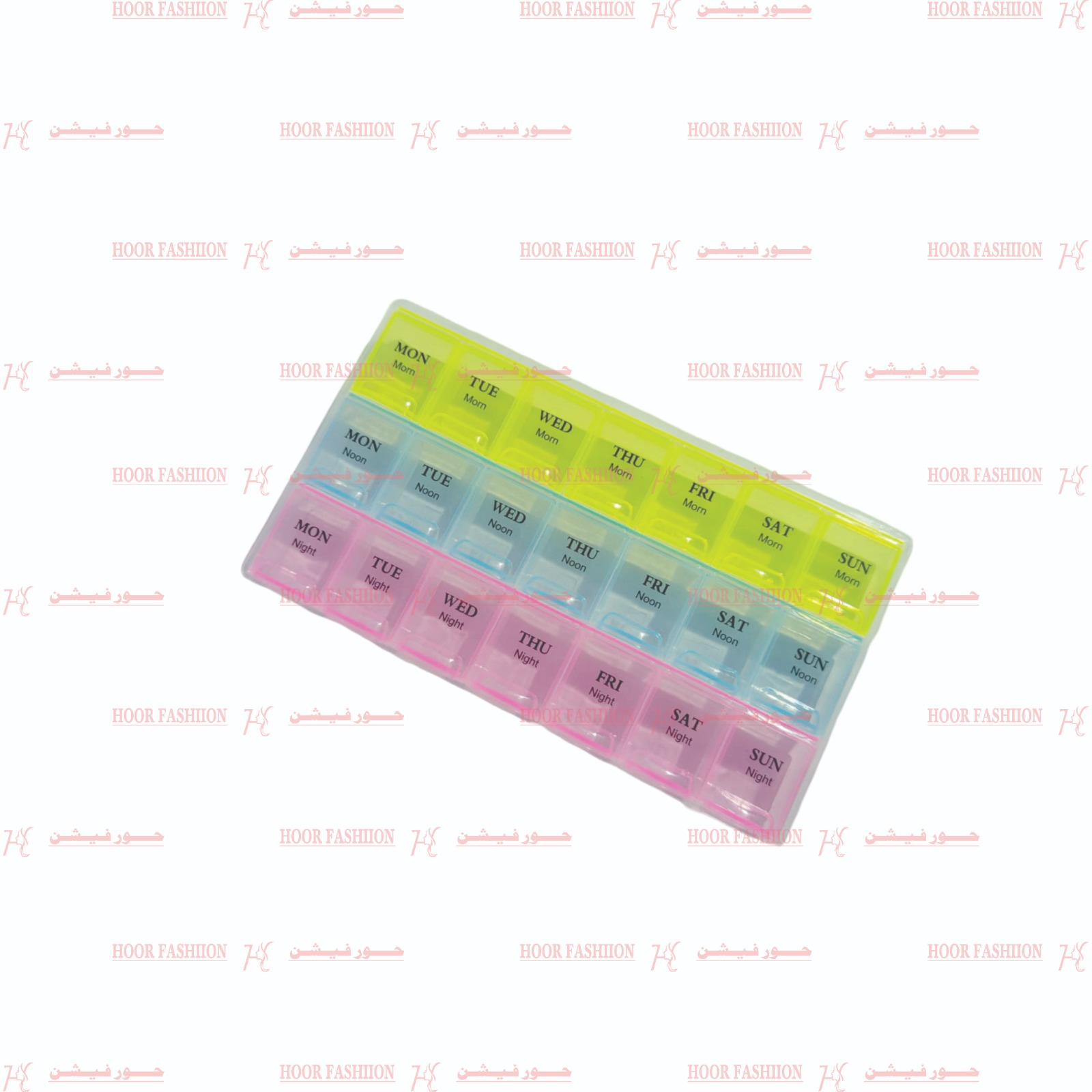 7 Days Weekly 21 Slots Travel Pill Box Organizer and Medicine Holder ...