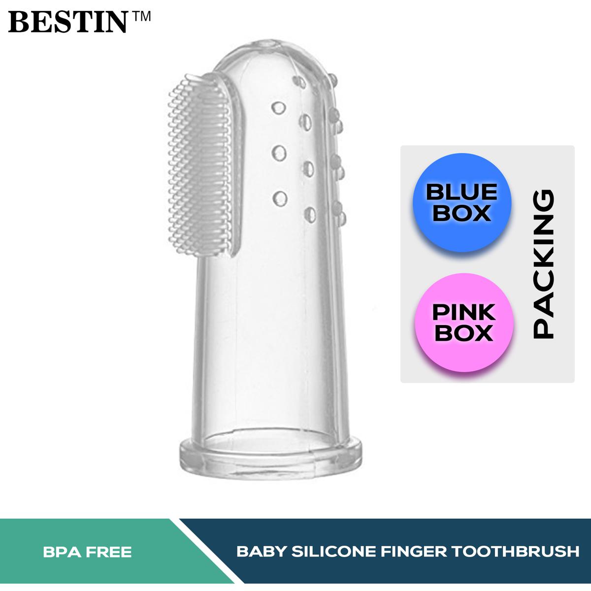 Silicone Baby Finger Toothbrush – Soft Infant Teether & Oral Care Brush, BPA-Free Food-Grade Silicone, Gentle Gum Massager for Newborns & Toddlers, Easy Grip, Safe for First Teeth Cleaning, Boil-Sterilizable, Hygienic, Travel-Friendly