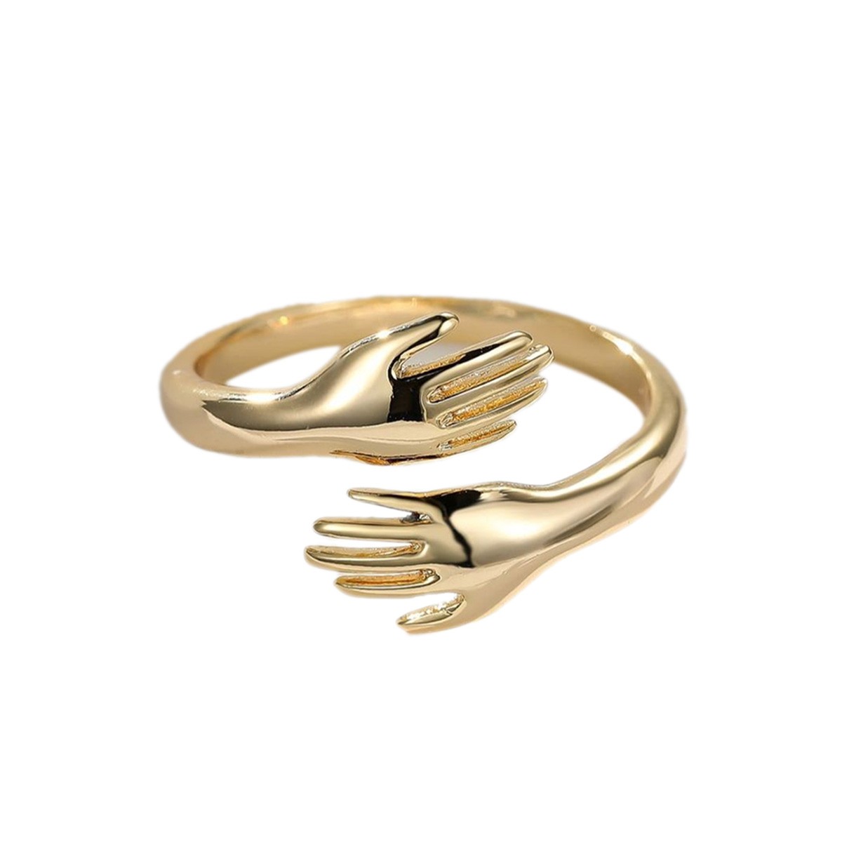 Adjustable Love Hug Ring In (Gold)
