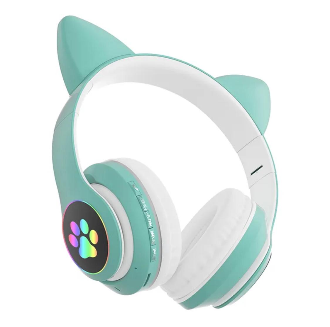 STN-28 Cat Wireless Headphones Bluetooth Over-Ear Headset with Cute Cat Ears