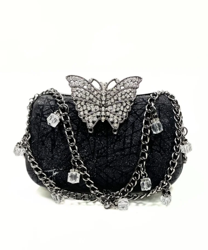 Crystal Star Clutch Bag Luxury Design Diamond Dinner Purses Rhinestone Shoulder Handbag Party Evening Bags