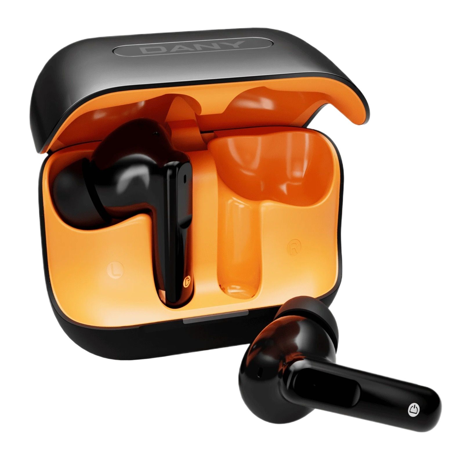 Dany Airdots 300 Pro Wireless Earbuds | Quad Mic ENC | 48H Playtime | 45ms Low Latency Gaming Mode Bluetooth 5.4 Earphones - Official Warranty