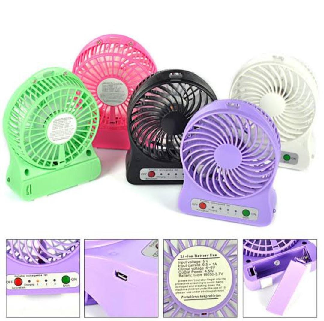 Rechargeable Hand Fan Portable Neck fan Mini Stand Fan For Table