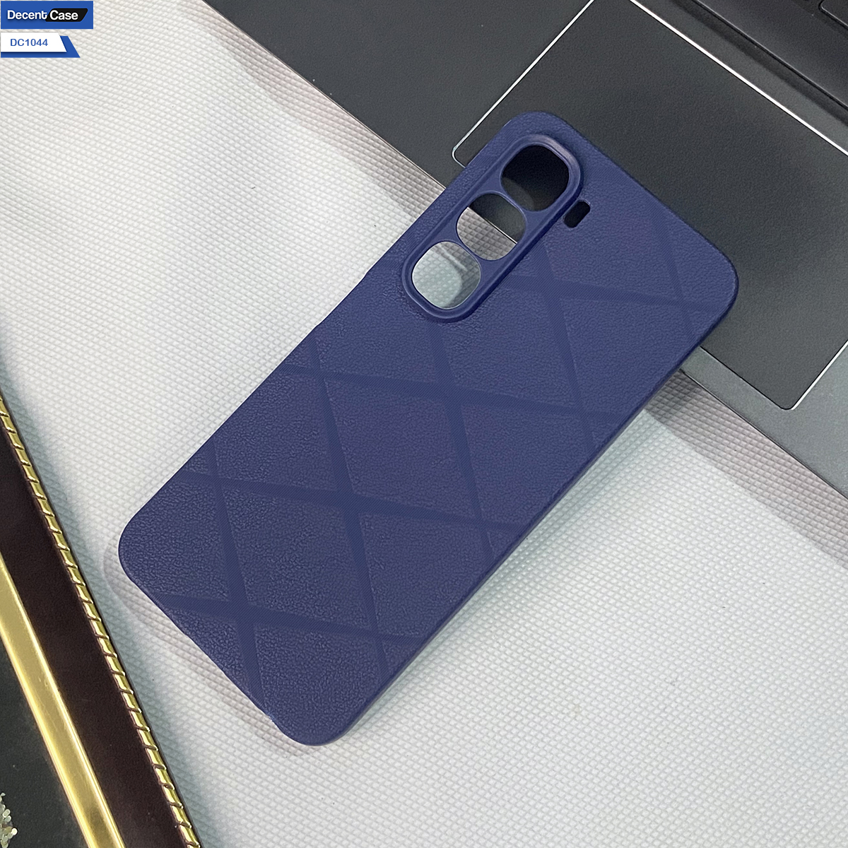 Infinix Hot 60 Pro Plus Cover - Gray - Premium Quality Matte Silicone Back Cover