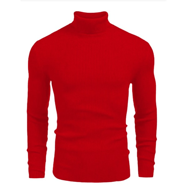 Trendy Fashion Premium Quality Slim Fit O-neck Lightweight Long Sleeve High Neck Turtleneck Elegant Sweaters for Men at Faiq Store