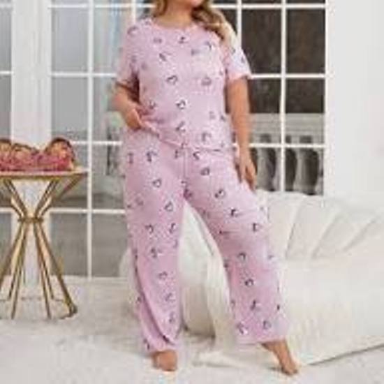 LADIES NIGHT WEAR TROUSER / COTTON FABRIC / DAILY NIGHT WEAR / RANDOM COLOR / PRINTED TROUSER