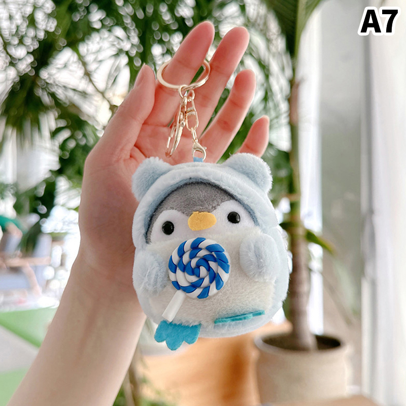 New Small Penguin Plush Keychains Cute Plushie Doll Toys for Children