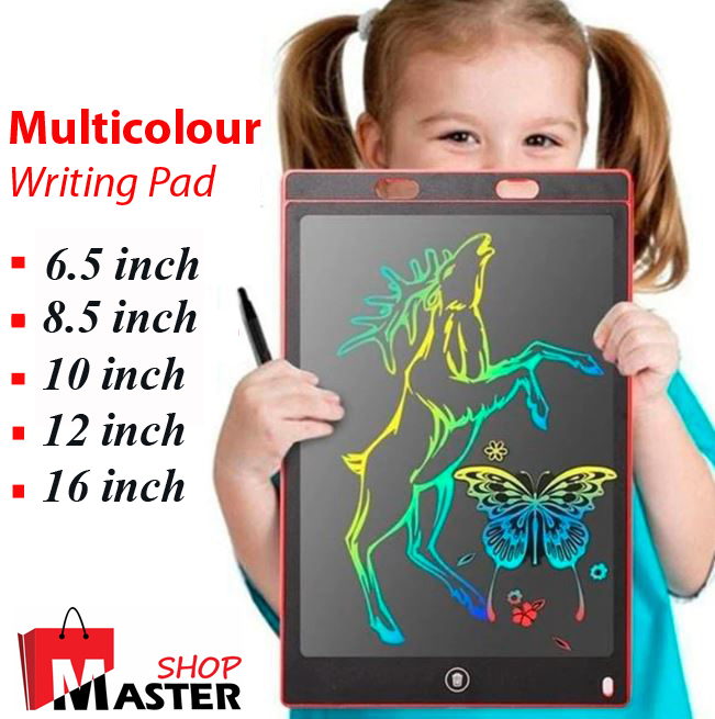 Hot Selling LCD Writing Tablet/Pad for Kids,6.5 inch,  8.5 inch, 10 inch, 12 inch Kids Doodle & Scribble Boards with Protect Cover, Educational Toys, Erasable E-Writer Digital Drawing Board Toddler Toys Kids Drawing Pad Best Gift for Kids-Multi-color