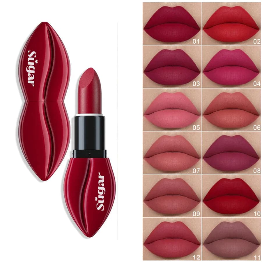ORGINAL IMPORTED LMG Broths 18 Color Mini Capsule Lipstick Silky & Smooth Texture Matte Lipstick (Travel Size & Portable)
