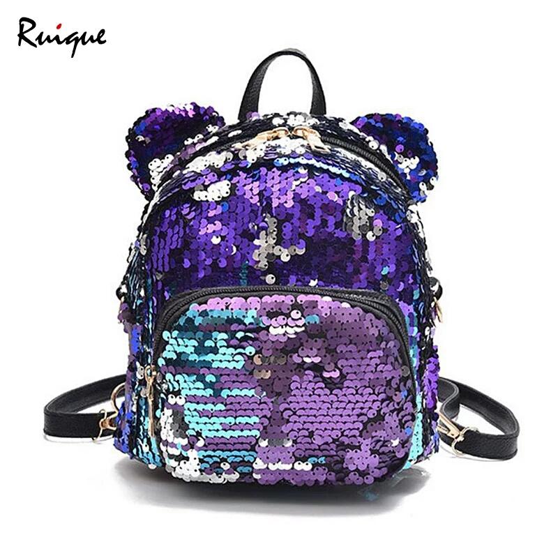 girls sequin mini backpack